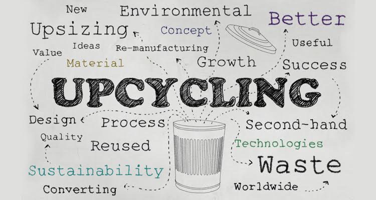 ¿Cuál es la diferencia entre upcycling y recycling?