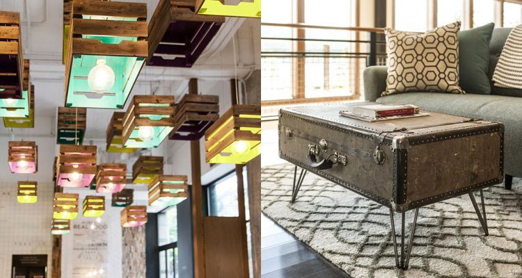 restaurant hospitality sector upcycling in interior design